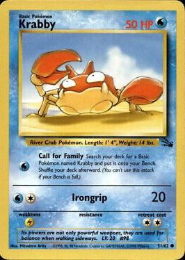 Krabby (51)/62 Common Unlimited