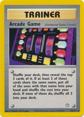 Arcade Game (Goldenrod Game Corner) (83)/111 Rare Unlimited
