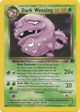 Dark Weezing (31) (31)/82 Rare Unlimited