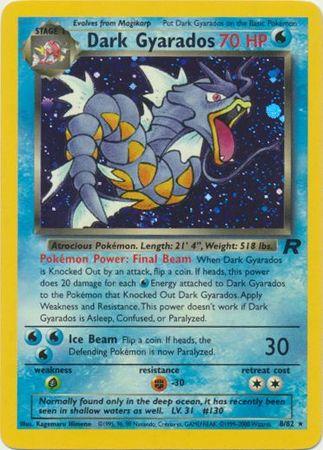 Dark Gyarados (8) (8)/82 Holo Rare Unlimited Holofoil