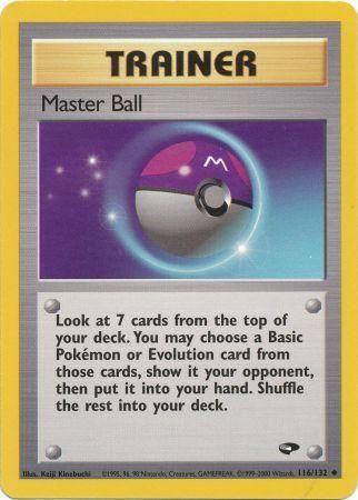 Master Ball (116)/132 Uncommon Unlimited