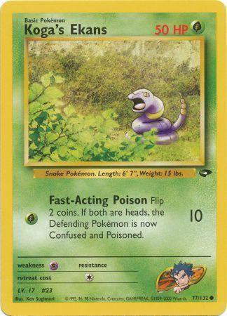 Koga's Ekans (77)/132 Common Unlimited