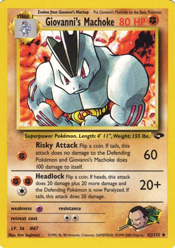 Giovanni's Machoke (42)/132 Uncommon Unlimited
