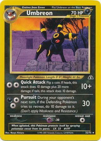 Umbreon (32) (32)/75 Rare Unlimited