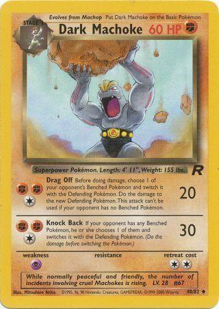 Dark Machoke (40)/82 Uncommon Unlimited