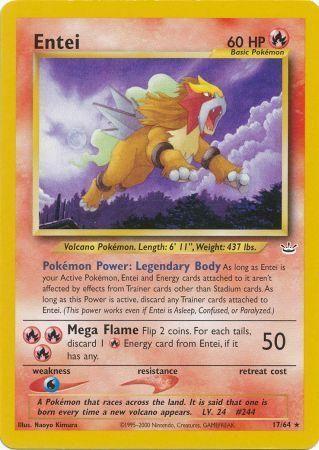 Entei (17) (17)/64 Rare Unlimited
