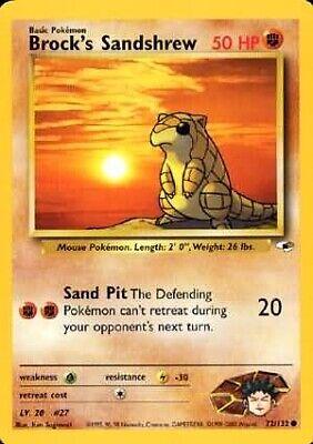 Brock's Sandshrew (72) (72)/132 Common Unlimited
