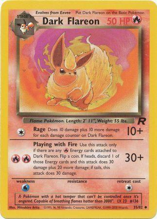 Dark Flareon (35)/82 Uncommon Unlimited