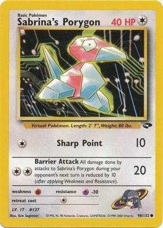 Sabrina's Porygon (98)/132 Common Unlimited