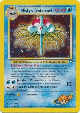 Misty's Tentacruel (10)/132 Holo Rare Unlimited Holofoil