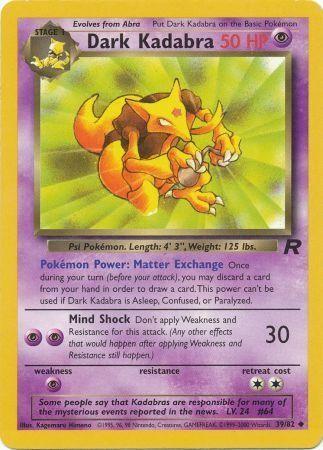 Dark Kadabra (39)/82 Uncommon Unlimited