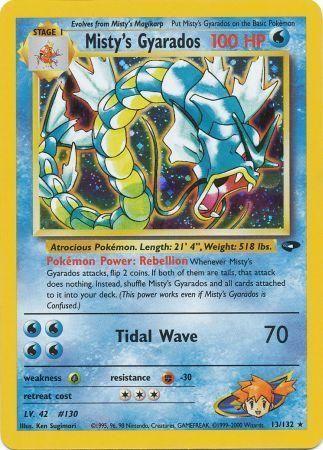 Misty's Gyarados (13)/132 Holo Rare Unlimited Holofoil
