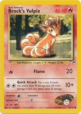 Brock's Vulpix (73)/132 Common Unlimited