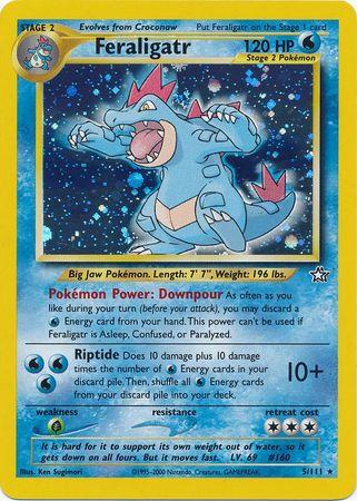 Feraligatr (5) (5)/111 Holo Rare Unlimited Holofoil