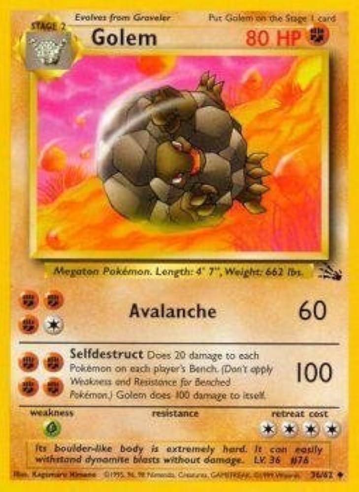 Golem (36)/62 Uncommon Unlimited
