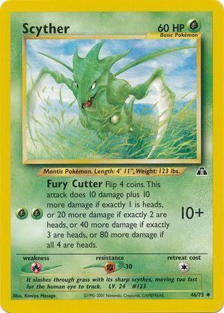 Scyther (46)/75 Uncommon Unlimited