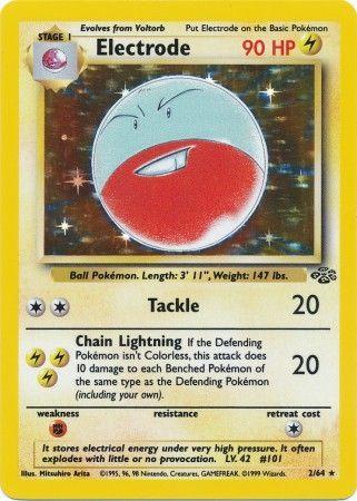 Electrode (2) (2)/64 Holo Rare Unlimited Holofoil
