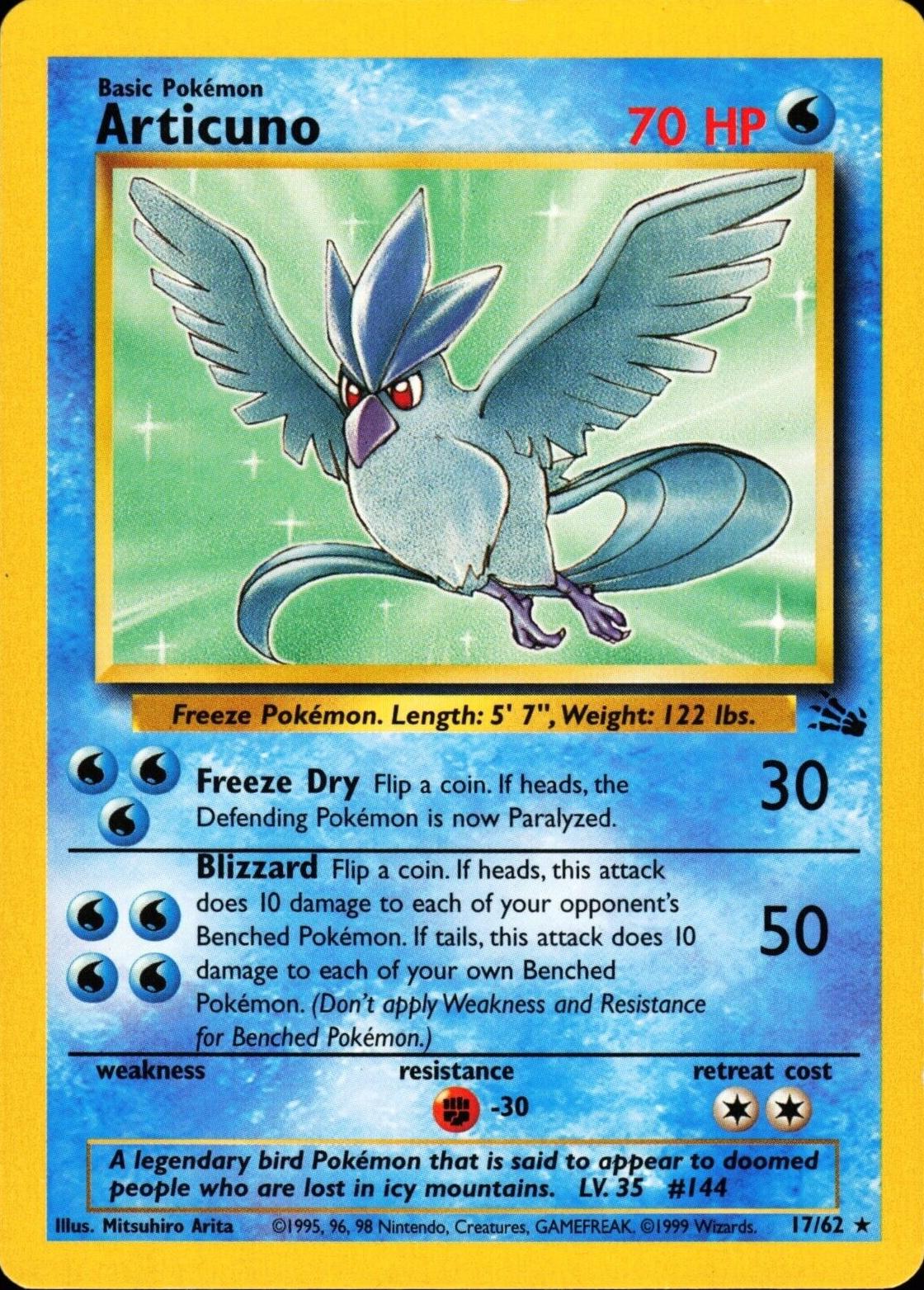 Articuno (17) (17)/62 Rare Unlimited