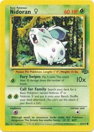 Nidoran F (57)/64 Common Unlimited