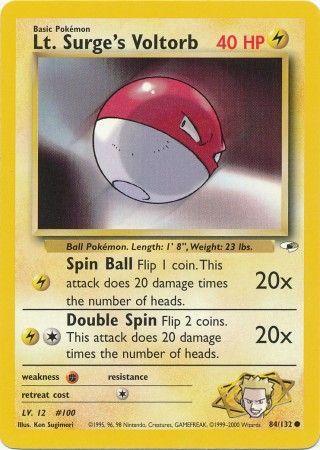 Lt. Surge's Voltorb (84)/132 Common Unlimited
