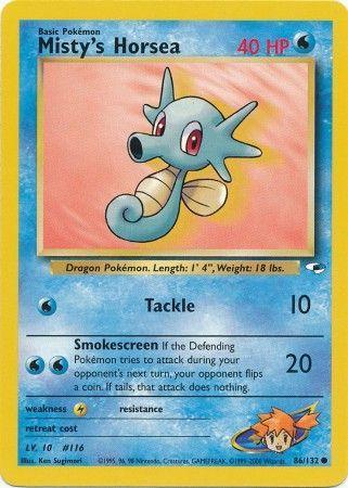 Misty's Horsea (86)/132 Common Unlimited
