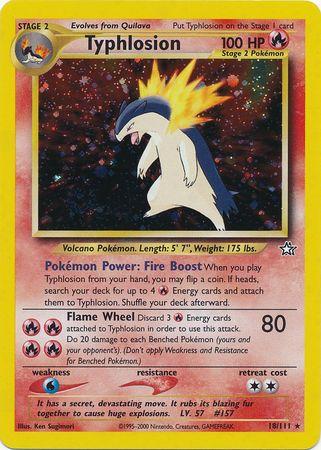 Typhlosion (18) (18)/111 Holo Rare Unlimited Holofoil