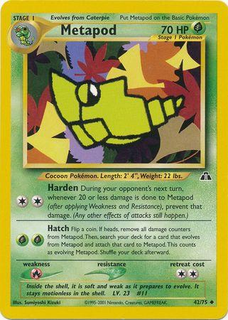 Metapod (42)/75 Uncommon Unlimited