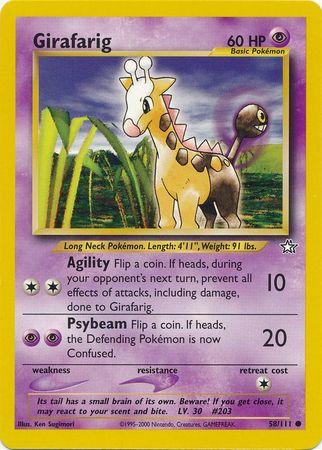 Girafarig (58)/111 Common Unlimited