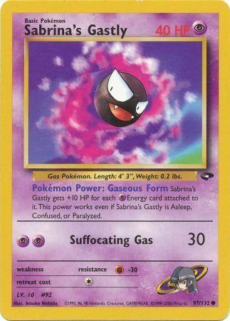 Sabrina's Gastly (97) (97)/132 Common Unlimited