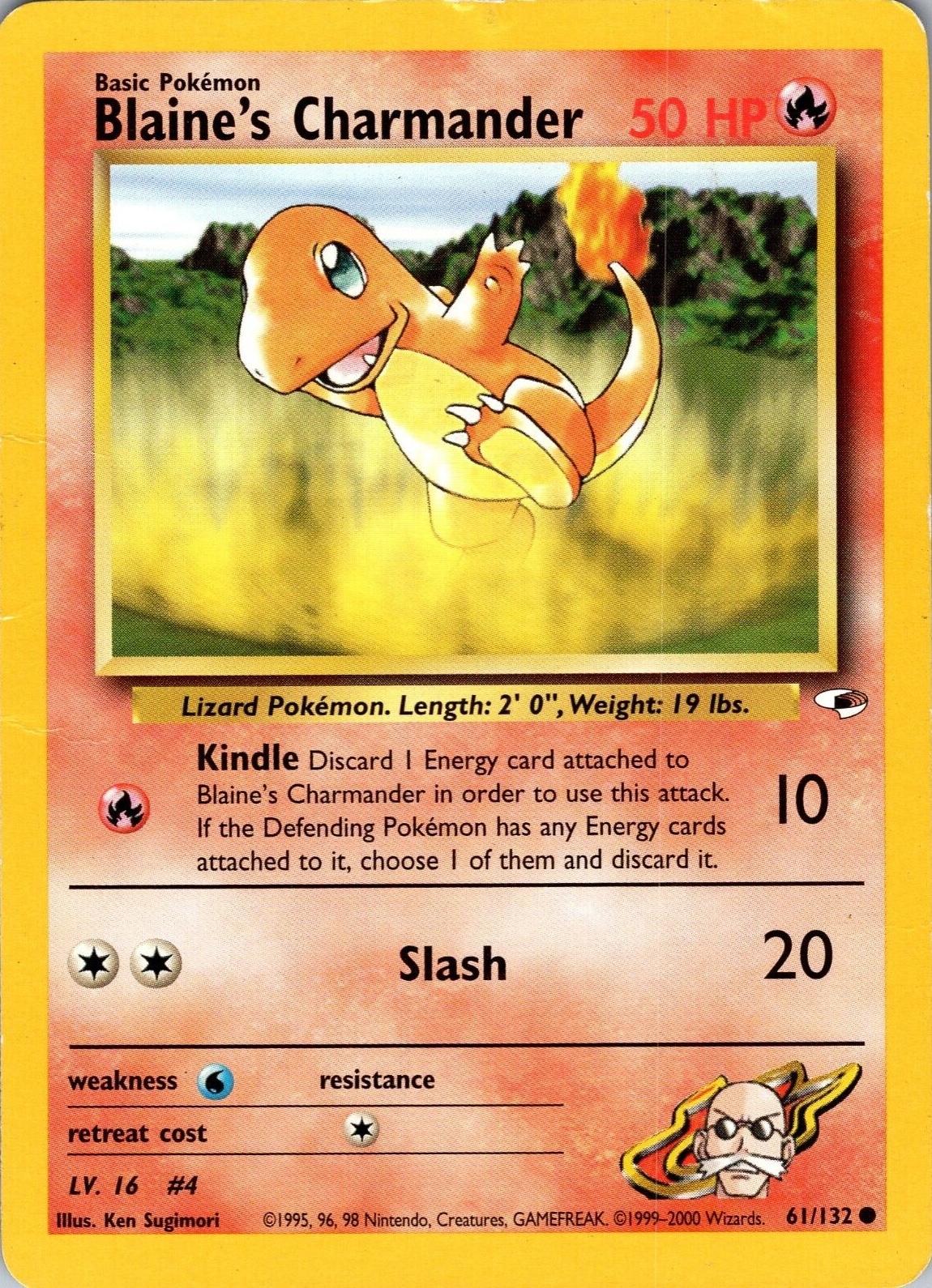 Blaine's Charmander (61)/132 Common Unlimited