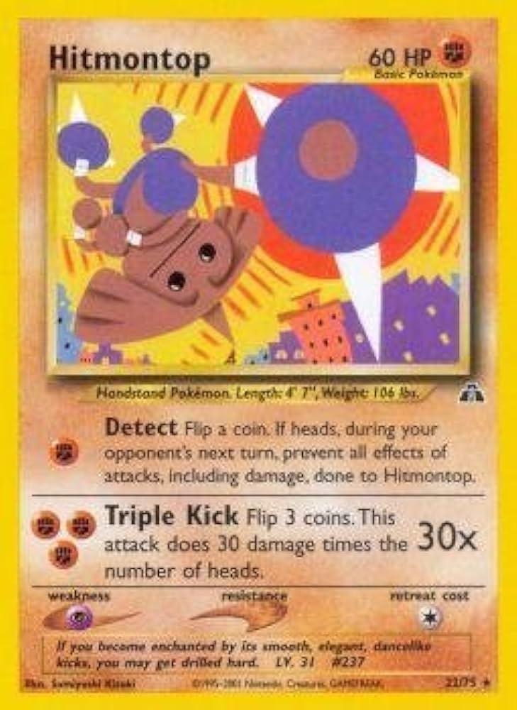 Hitmontop (22) (22)/75 Rare Unlimited