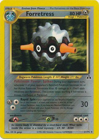 Forretress (21) (21)/75 Rare Unlimited