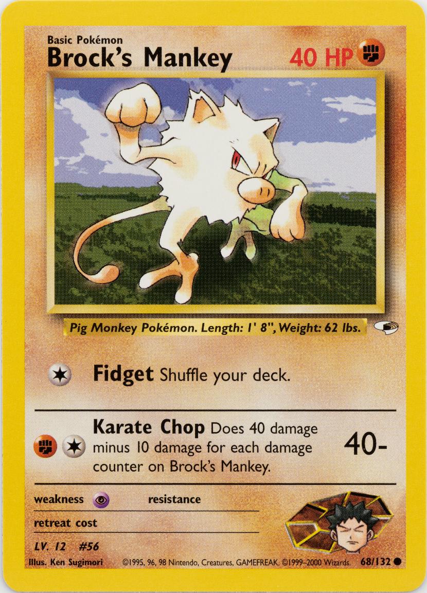 Brock's Mankey (68) (68)/132 Common Unlimited