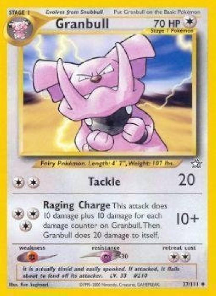 Granbull (37)/111 Uncommon Unlimited