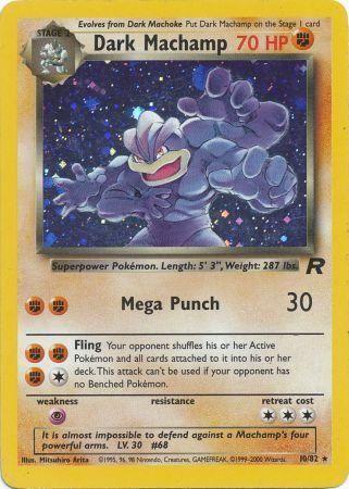 Dark Machamp (10) (10)/82 Holo Rare Unlimited Holofoil