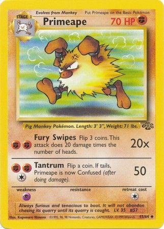 Primeape (43)/64 Uncommon Unlimited