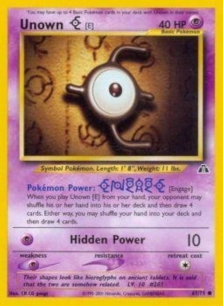 Unown [E] (67)/75 Common Unlimited