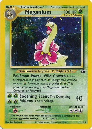 Meganium (11) (11)/111 Holo Rare Unlimited Holofoil