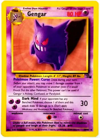 Gengar (20) (20)/62 Rare Unlimited