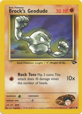 Brock's Geodude (68)/132 Common Unlimited