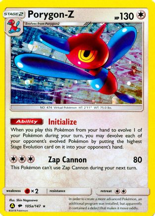 Porygon-Z - 105a/147 (105a)/147 Promo Holofoil