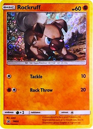 Rockruff - SM06 (General Mills Promo) (SM06) Promo Holofoil