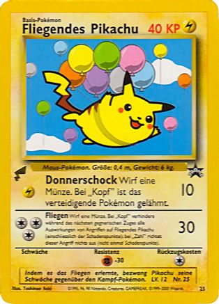 Pikachu (Flying) (25) Promo