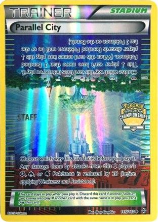 Parallel City - 145/162 (City Championships) [Staff] (145) Promo Reverse Holofoil
