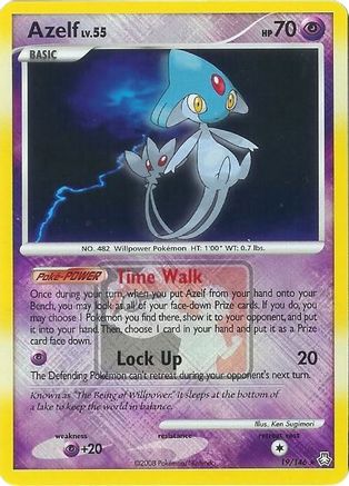 Azelf - 19/146 (League Promo) (19) Promo Reverse Holofoil