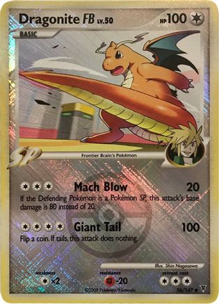 Dragonite FB - 56/147 (League Promo) (56) Promo Reverse Holofoil