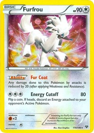 Furfrou - 114/146 (Cosmos Holo) (114) Promo Holofoil