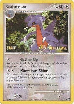 Gabite - 48/123 (Prerelease) [Staff] (48) Promo