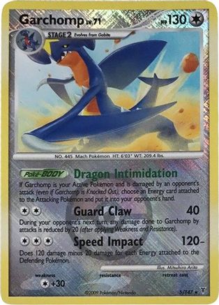 Garchomp - 5/147 (Championship Promo) (5) Promo Reverse Holofoil