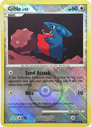 Gible - 106/147 (Championship Promo) (106) Promo Reverse Holofoil
